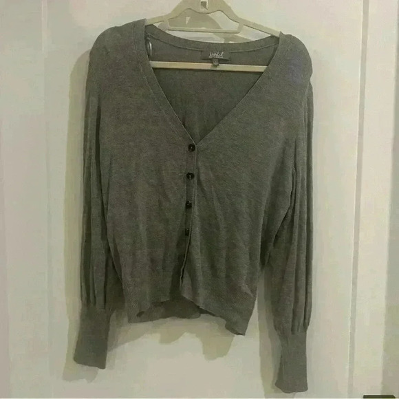 Marled Sweaters - Marled button down cardigan